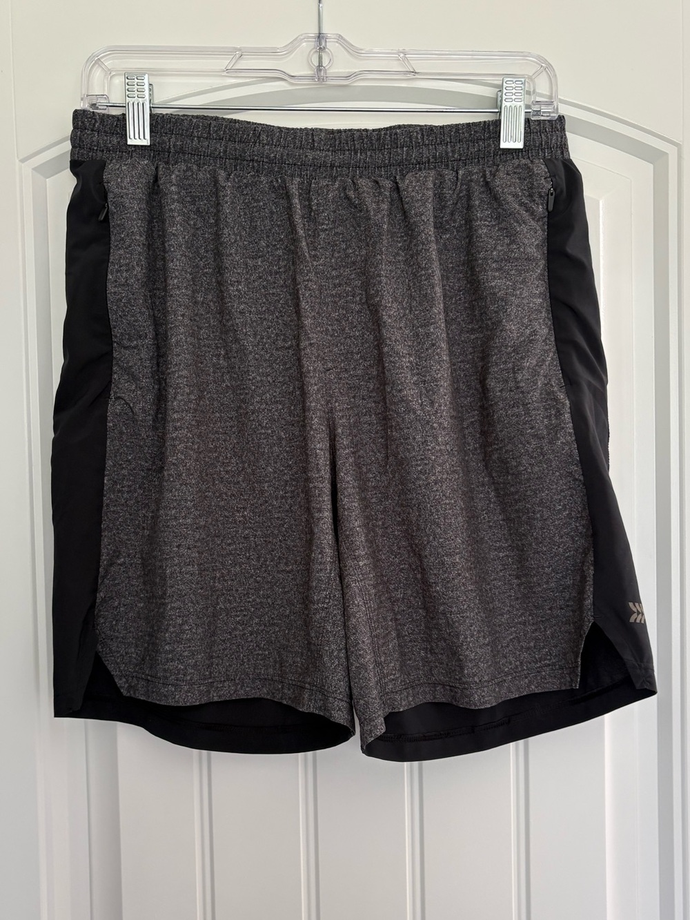 Men's All in Motion Performance Athletic Shorts - Gray/Black